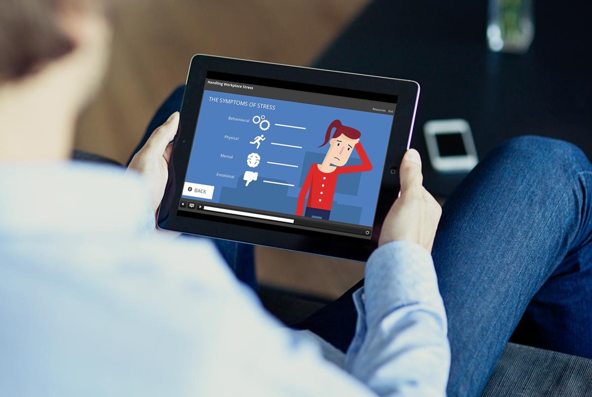 Workplace Stress eLearning Course Screenshot