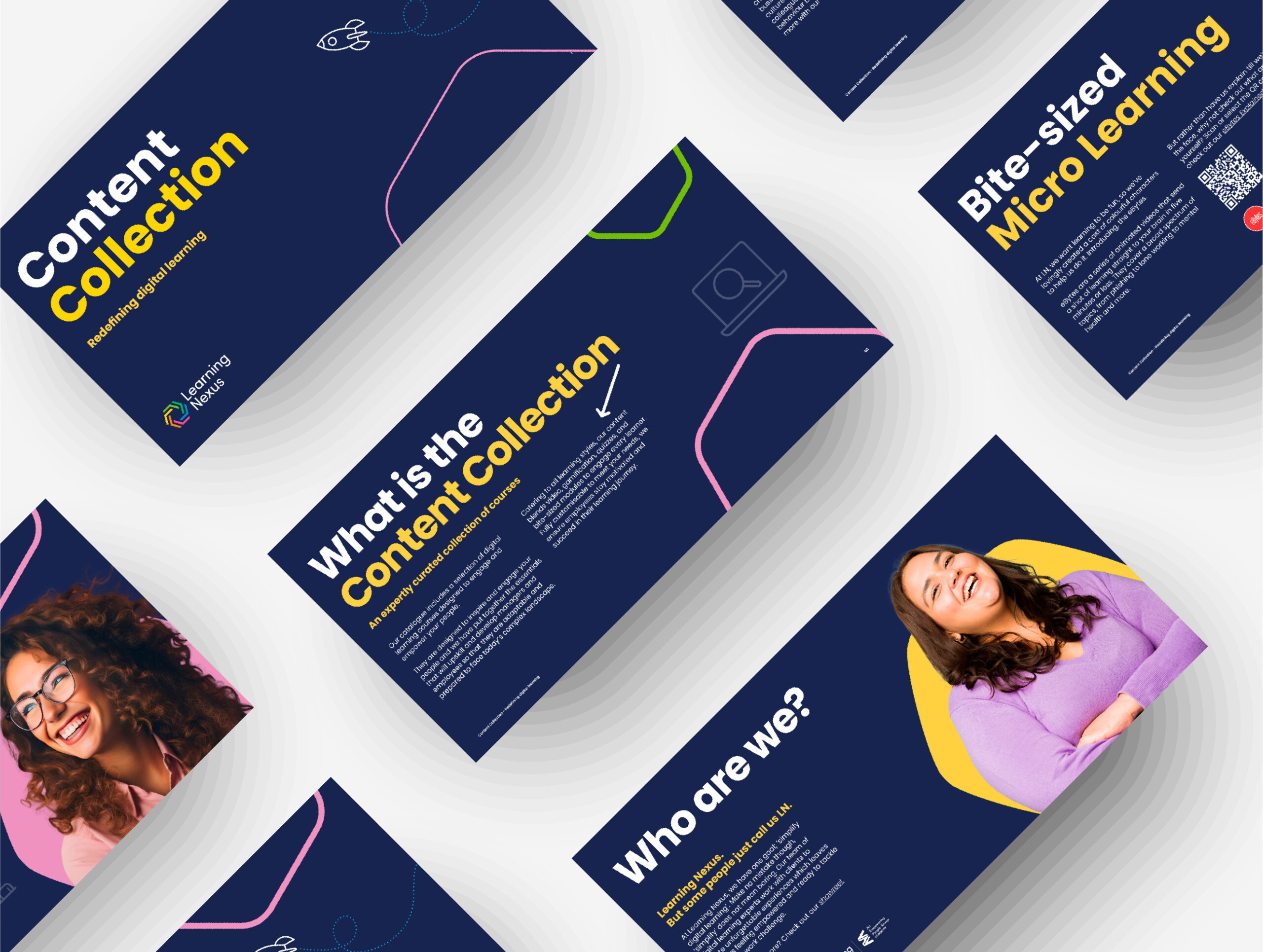 Mock up of Learning Nexus catalogue