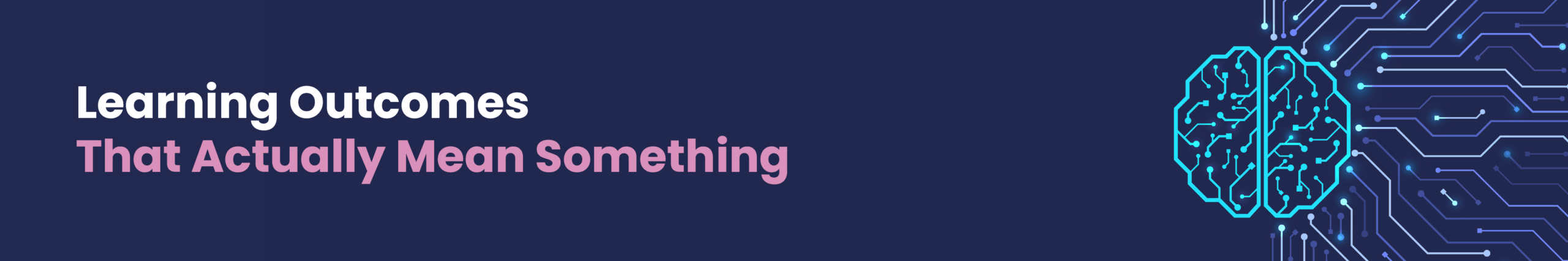 Diploma Blog - Banner 3 learning outcomes Learning outcomes that actually mean something