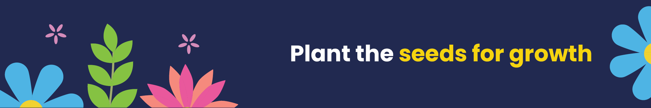 Plant the seeds for growth